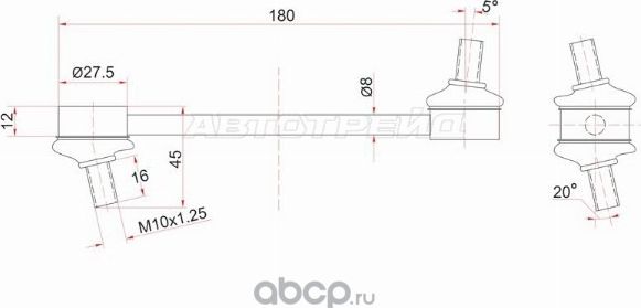 Линк задний TOYOTA CorollaSprinter 4WD (SAT). Артикул ST4883012050