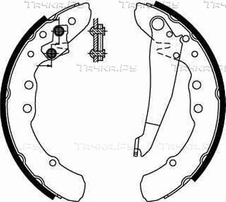 Тормозные колодки TRW задние для Volkswagen Passat B3 1988-1997. Артикул GS8544