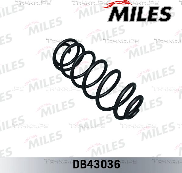 Пружина подвески Miles задняя для Opel Astra J 2009-2017. Артикул DB43036