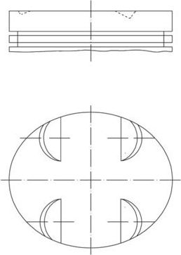 Поршень Mahle. Артикул 005 24 00