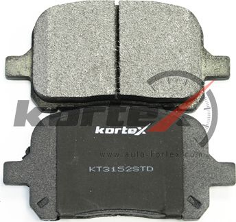 Колодки тормозные передние (Kortex). Артикул KT3152STD