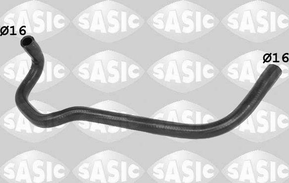 Патрубок радиатора (системы охлаждения) Sasic для Volkswagen Multivan T5 2003-2009. Артикул 3406434