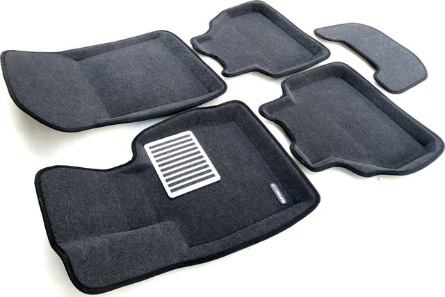 Коврики текстильные Euromat 3D Lux для салона BMW X4 F26 2014-2018 Серые. Артикул EM3D-001210G