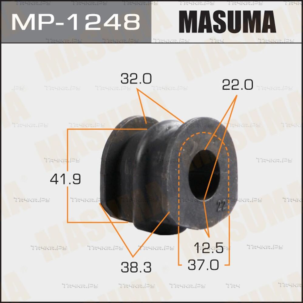 Втулки стабилизатора Masuma задние для Infiniti G IV 2008-2013. Артикул MP-1248