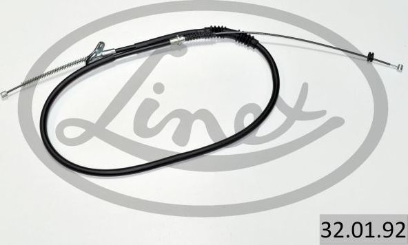 Трос ручника (тросик ручного тормоза) Linex передний левый для Opel Frontera A 1992-1998. Артикул 32.01.92