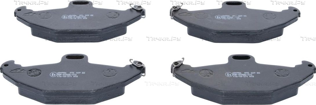 Тормозные колодки ATE задние для Renault Laguna I 1997-2001. Артикул 13.0460-4986.2