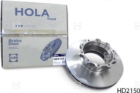 Тормозной диск HOLA. Артикул HD2150