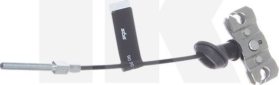 Трос ручника (тросик ручного тормоза) NK. Артикул 903017