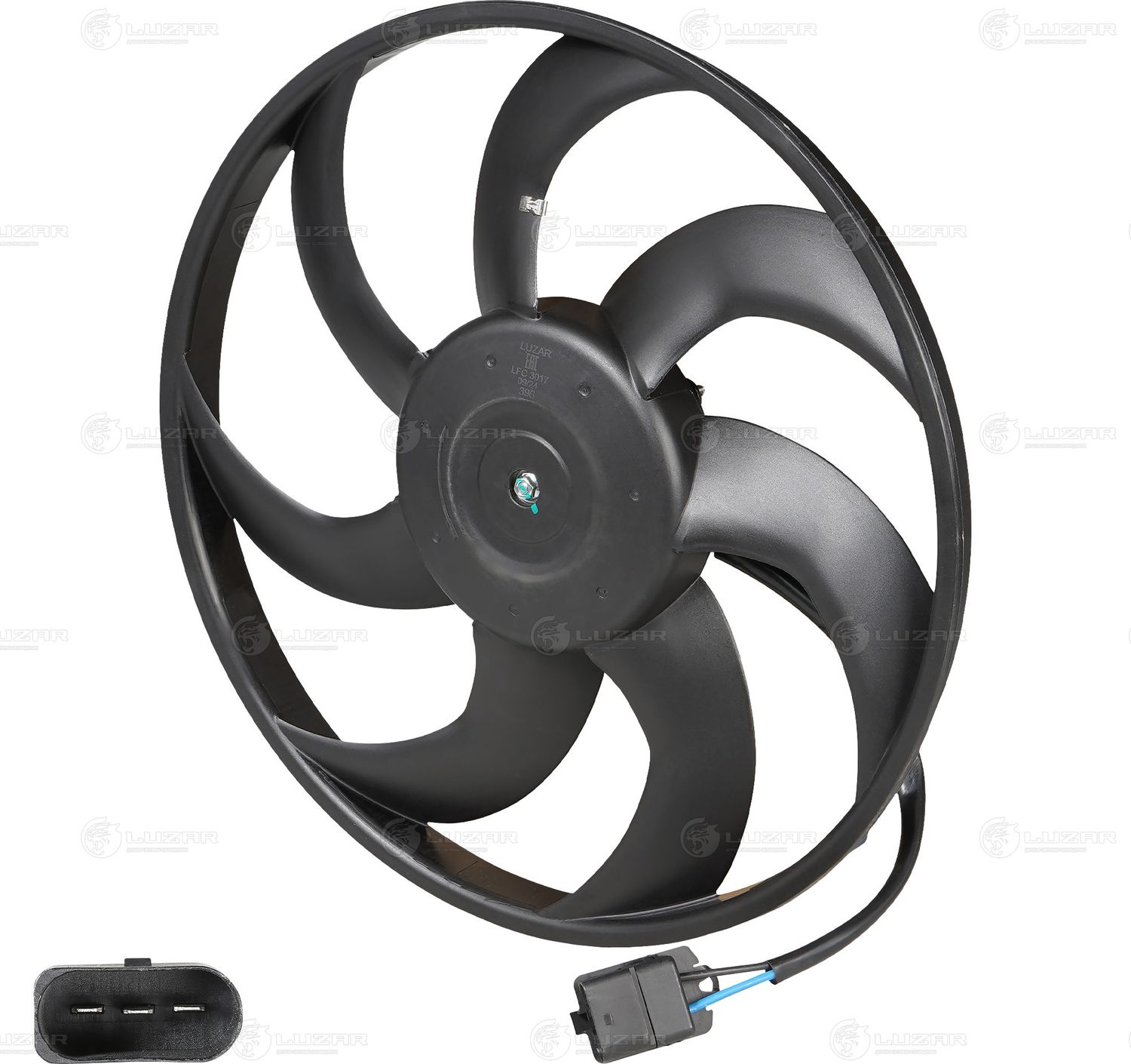 Вентилятор радиатора двигателя Luzar для Chery Tiggo 4 I 2017-2026. Артикул LFc 3017