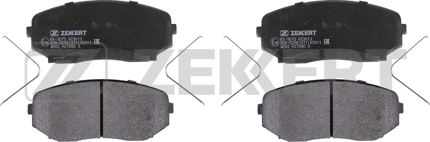 Тормозные колодки Zekkert. Артикул BS-3070