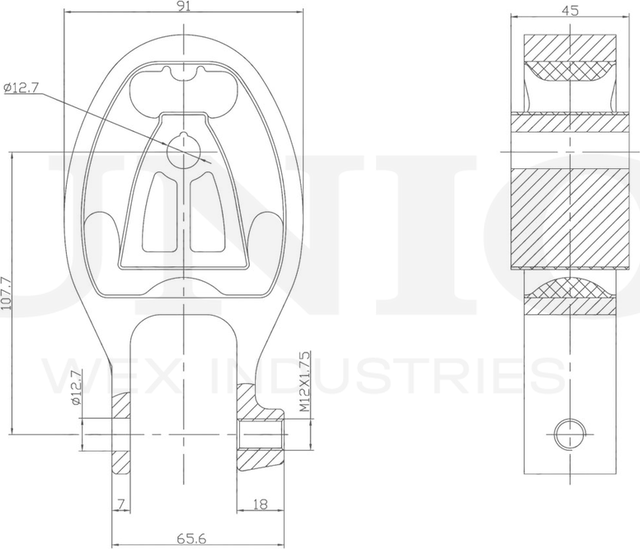 Опора двигателя (Unio). Артикул RMP-15117