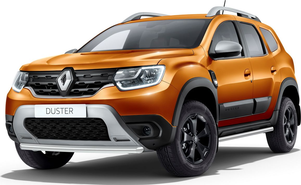 Защита Rival переднего бампера d57 для Renault Duster II 2021-2026. Артикул R.4706.002