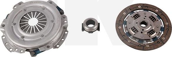 Сцепление (комплект) NK 3 in 1 kit для Renault 19 I 1988-1992. Артикул 133971