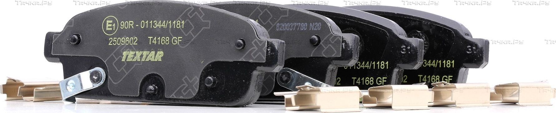 Тормозные колодки Textar Q+ задние для Vauxhall Zafira C 2013-2018. Артикул 2509602
