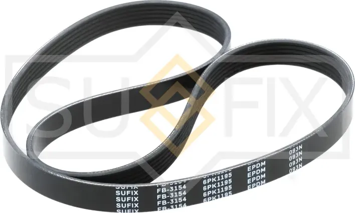 Ремень поликлиновый 6PK1195 (Sufix). Артикул FB3154