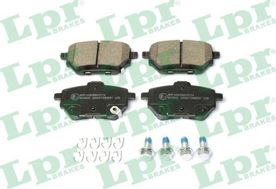 Тормозные колодки LPR. Артикул 05P2251