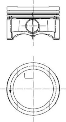 Поршневая група Kolbenschmidt. Артикул 99792620