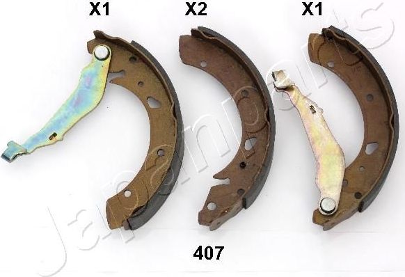 Тормозные колодки Japanparts задние для Honda Accord VI 1998-2002. Артикул GF-407AF