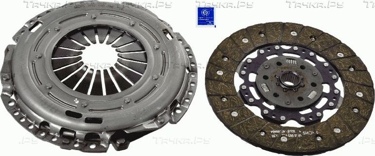 Сцепление (комплект) SACHS XTend для Volkswagen Passat CC I 2008-2009. Артикул 3000 970 004