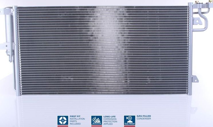 Радиатор кондиционера (конденсатор) Nissens (алюминий). Артикул 940764