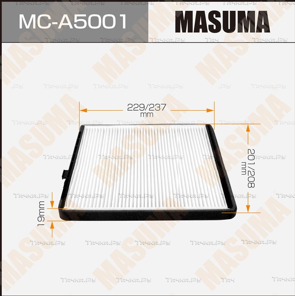 Салонный фильтр Masuma. Артикул MC-A5001