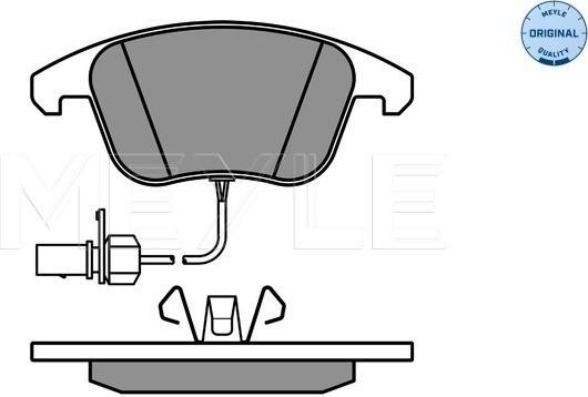 Тормозные колодки Meyle Original. Артикул 025 247 0520/W