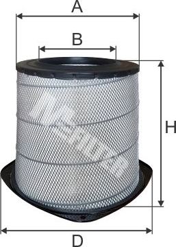 Воздушный фильтр MFilter. Артикул A 511