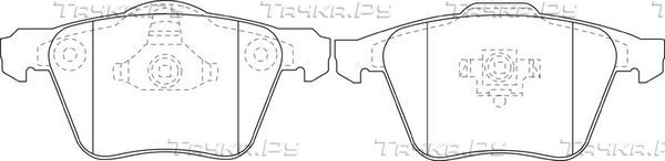Тормозные колодки FIT. Артикул FP0213