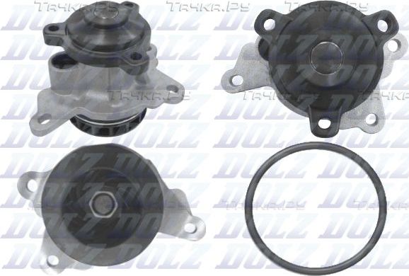 Помпа (водяной насос) Dolz для Renault Scenic IV 2018-2026. Артикул R243