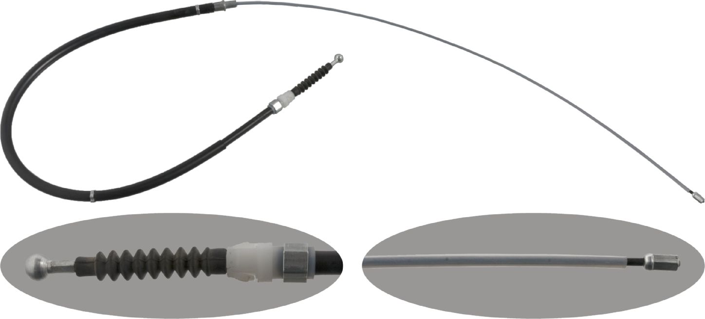 Трос ручника (тросик ручного тормоза) Febi Bilstein. Артикул 48306