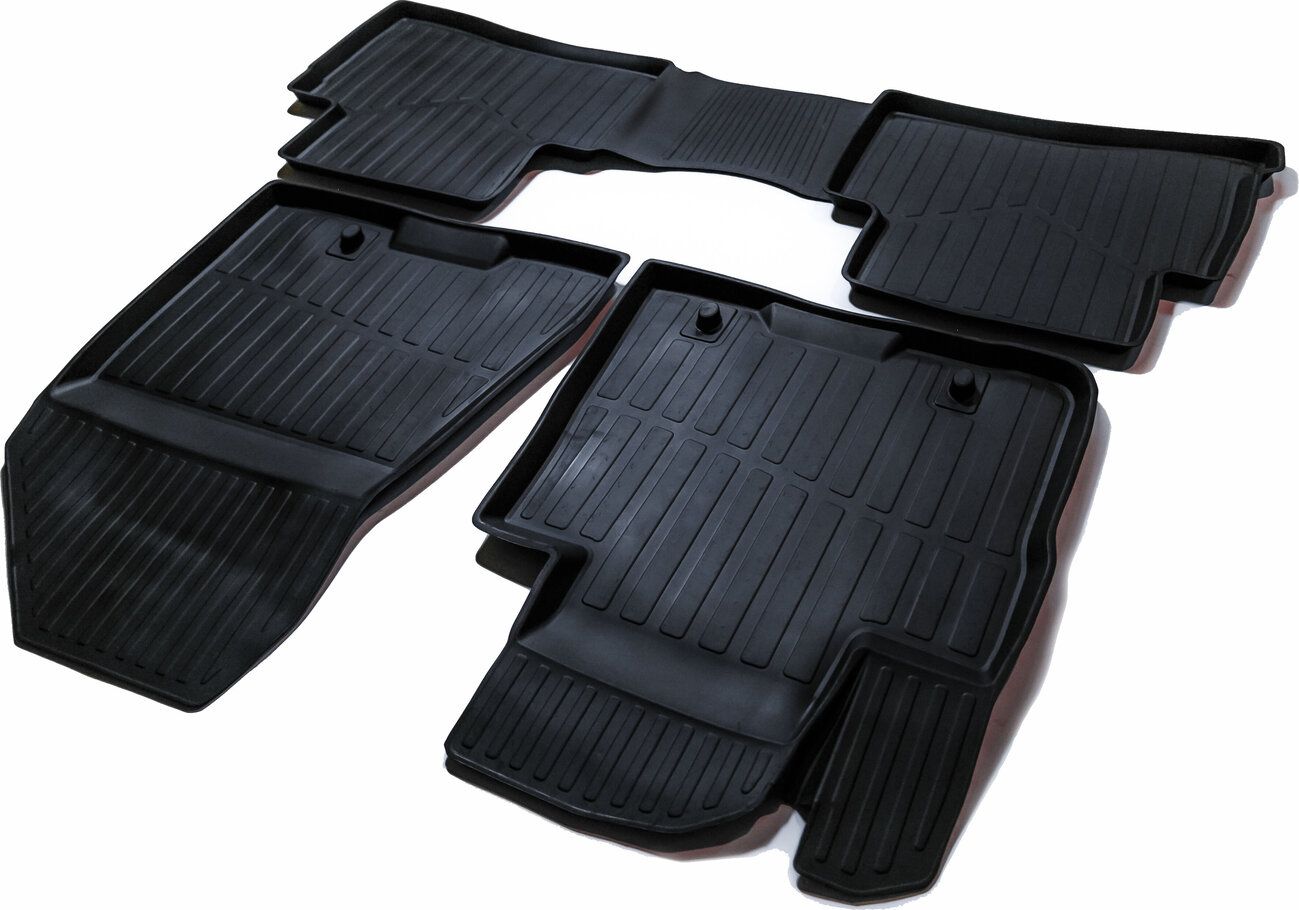 Коврик SRTK 3D PREMIUM для салона Kia Sportage IV 2016-2026 Черный. Артикул PR.KI.SPORT.16G.02073