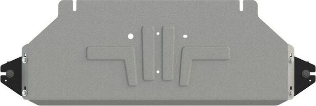 Защита алюминиевая Шериф (4 мм) для РК Kia Mohave I рестайлинг 2020-2026. Артикул 11.4756