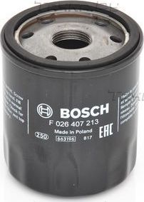 Масляный фильтр Bosch для Opel Mokka I 2016-2020. Артикул F 026 407 213