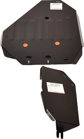 Защита Alfeco для топливного бака и редуктора Hyundai Santa Fe IV 2018-2020. Артикул ALF.11.39