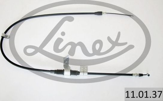 Трос ручника (тросик ручного тормоза) Linex. Артикул 11.01.37