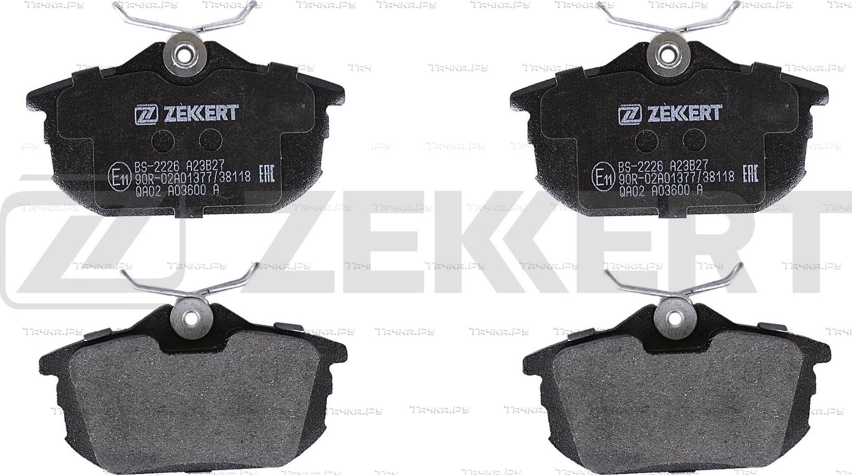 Тормозные колодки Zekkert задние для Volvo V40 I 1995-2004. Артикул BS-2226