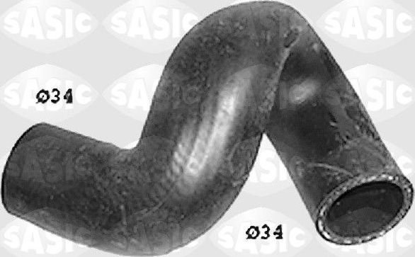 Патрубок радиатора (системы охлаждения) Sasic верхний для Opel Astra F 1992-1998. Артикул SWH6748