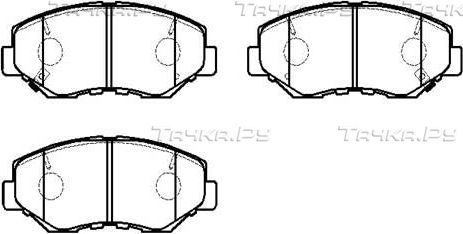 Тормозные колодки HSB. Артикул HP5096