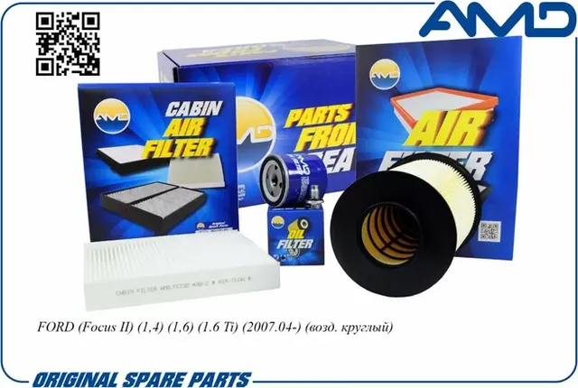 Комплект фильтров (масл.1714387 + возд.1708877 + салон.1354953) (AMD). Артикул AMDSETF119