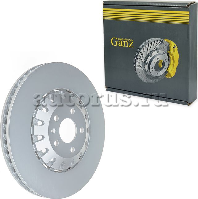 Диск тормозной передний с покрытием (Ganz). Артикул GIJ06241