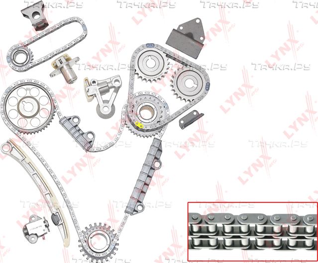 Цепь ГРМ LYNXauto для Suzuki Grand Vitara II 1998-2003. Артикул TK-0049