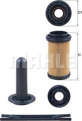 Фильтр карбамидный AdBlue системы выпуска ОГ DAF Series NEW LFCF 1927474 Knecht Mahle. Артикул UX 11KIT