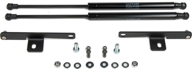 Амортизаторы (упоры) капота Rival для Mitsubishi Pajero Sport III 2016-2021. Артикул A.ST.4007.1