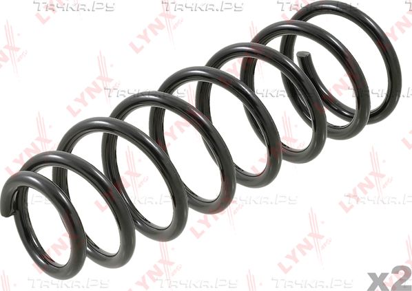Пружина подвески LYNXauto задняя для Toyota Corolla E120, E130 2001-2007. Артикул SC-2709