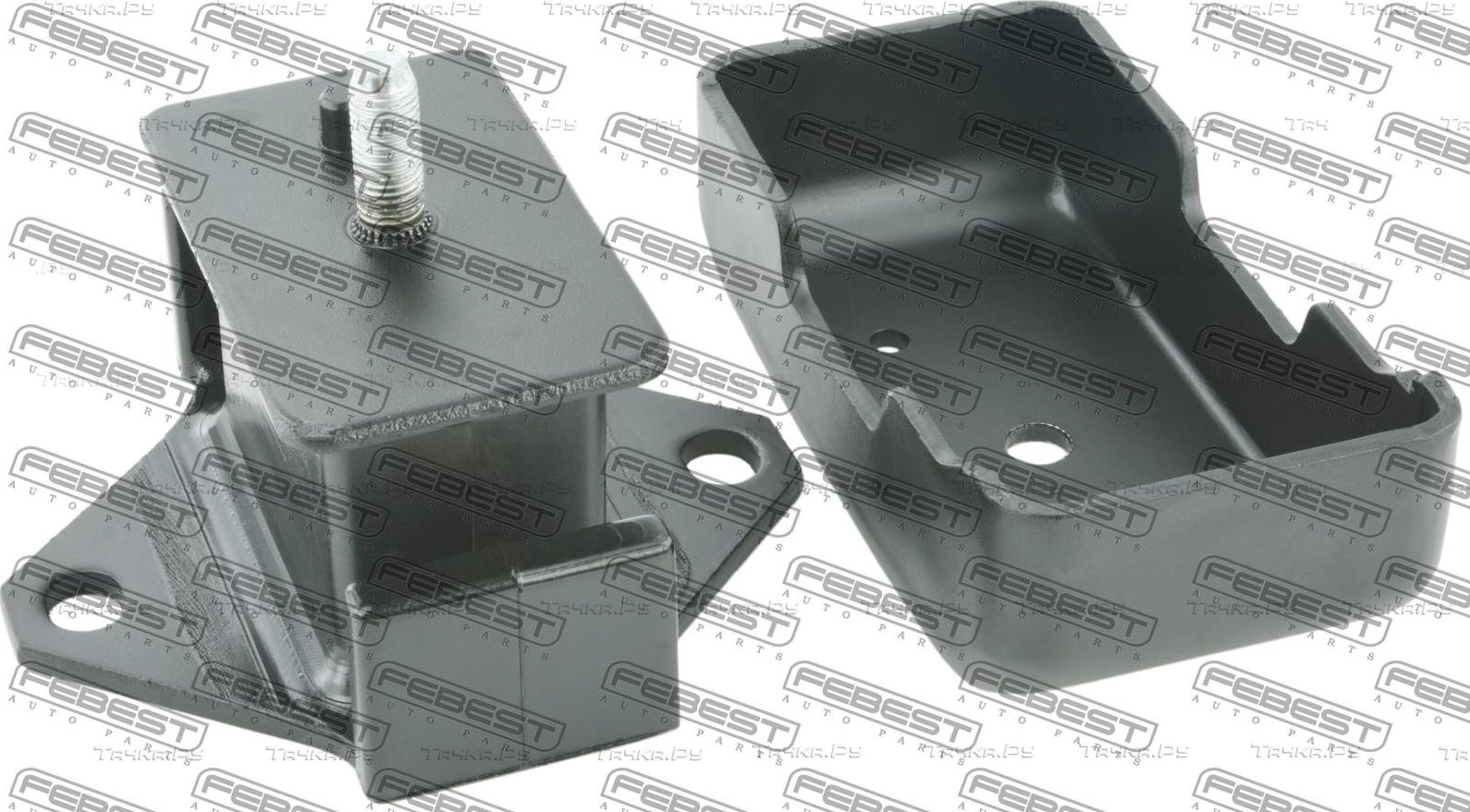 Подушка (опора) двигателя Febest передняя для Mitsubishi Pajero Sport II 2008-2016. Артикул MM-KB4F