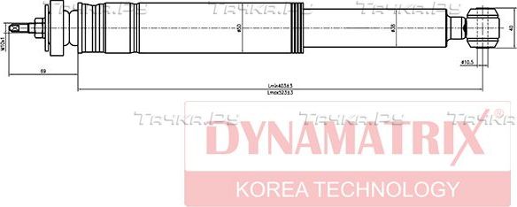Амортизатор Dynamatrix. Артикул DSA553185