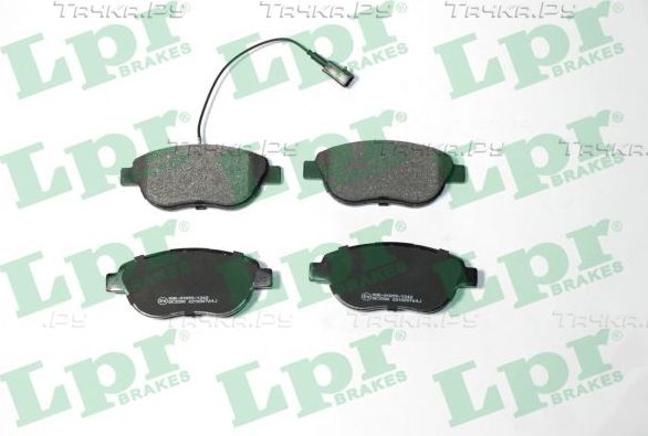 Тормозные колодки LPR передние для Lancia Musa I 2006-2012. Артикул 05P764
