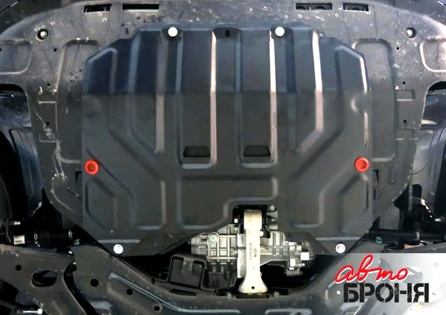 Защита АвтоБРОНЯ для картера и КПП (усиленная) Kia Sportage III 2010-2016. Артикул 111.02323.2