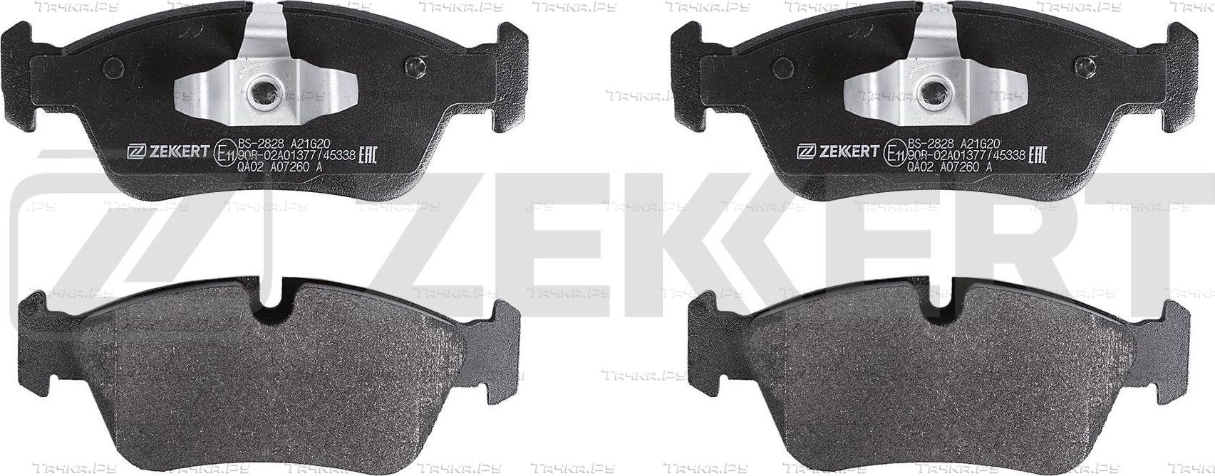 Тормозные колодки Zekkert передние для BMW 1 I (E81/E82/E87/E88) 2004-2011. Артикул BS-2828