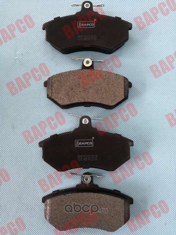 Колодки тормозные дисковые пер. VAG 200 (43), 80, 90, A4 (8D2, B5) 95 (Bapco) Bapco. Артикул BP0039